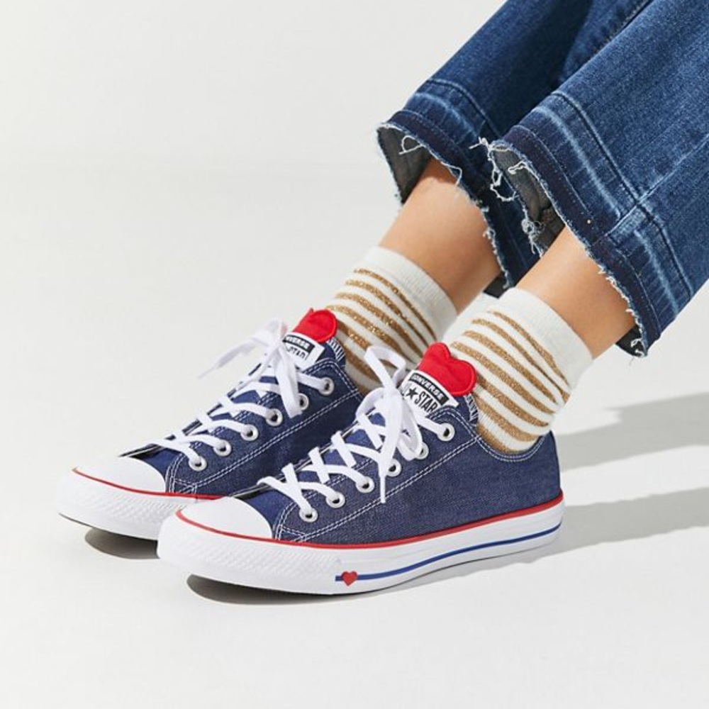 MAJOR ISO BLUE DENIM HEART CONVERSE